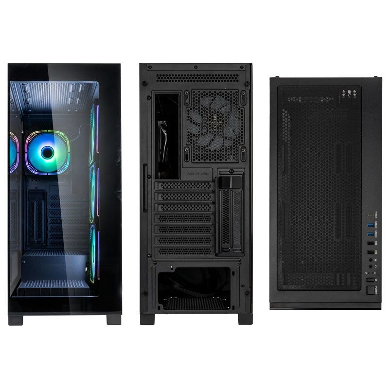 Kolink Unity Peak ARGB Midi-Tower Showcase  Tempered Glass - black_3