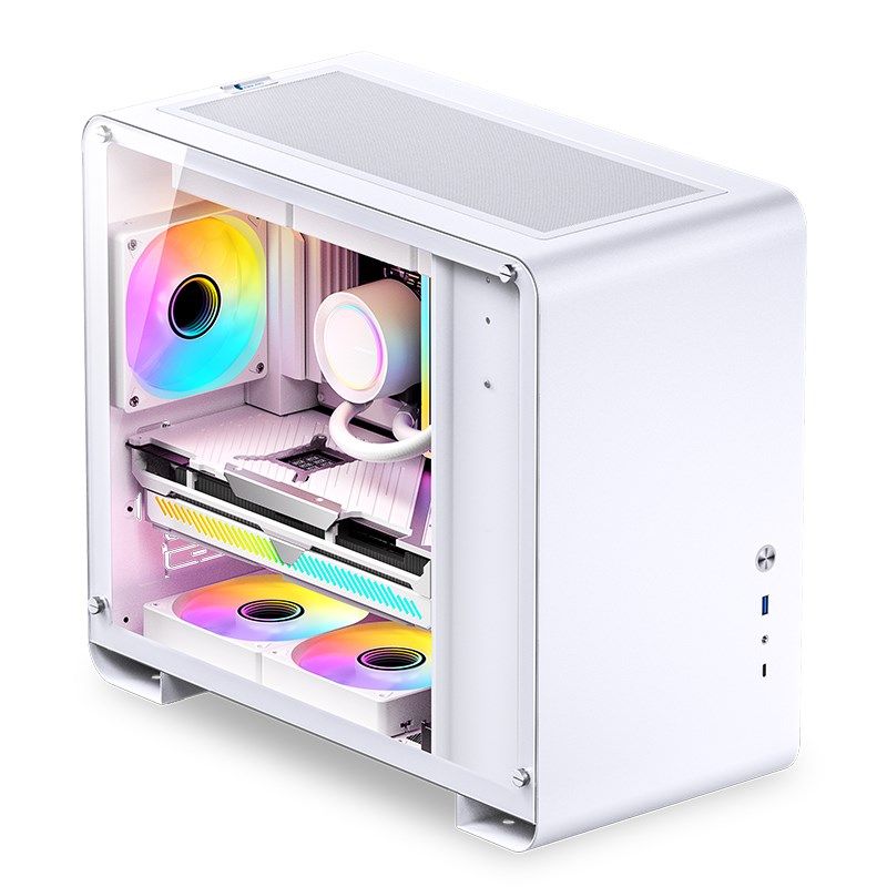 Jonsbo U4 Mini Micro-ATX Case  Tempered Glass - white_18