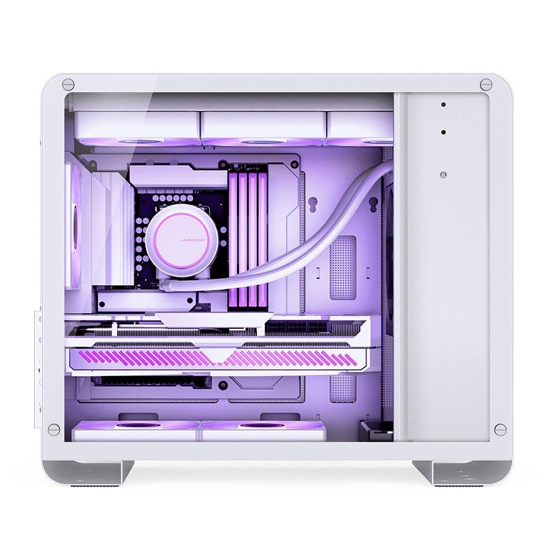 Jonsbo U4 Mini Micro-ATX Case  Tempered Glass - white_3