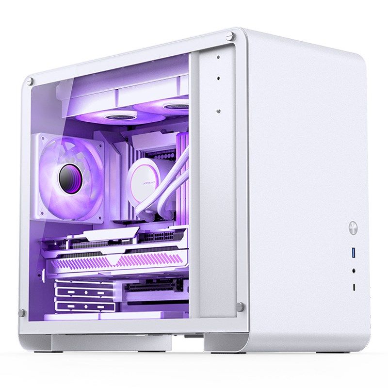 Jonsbo U4 Mini Micro-ATX Case  Tempered Glass - white_5