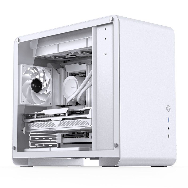 Jonsbo U4 Mini Micro-ATX Case  Tempered Glass - white_9