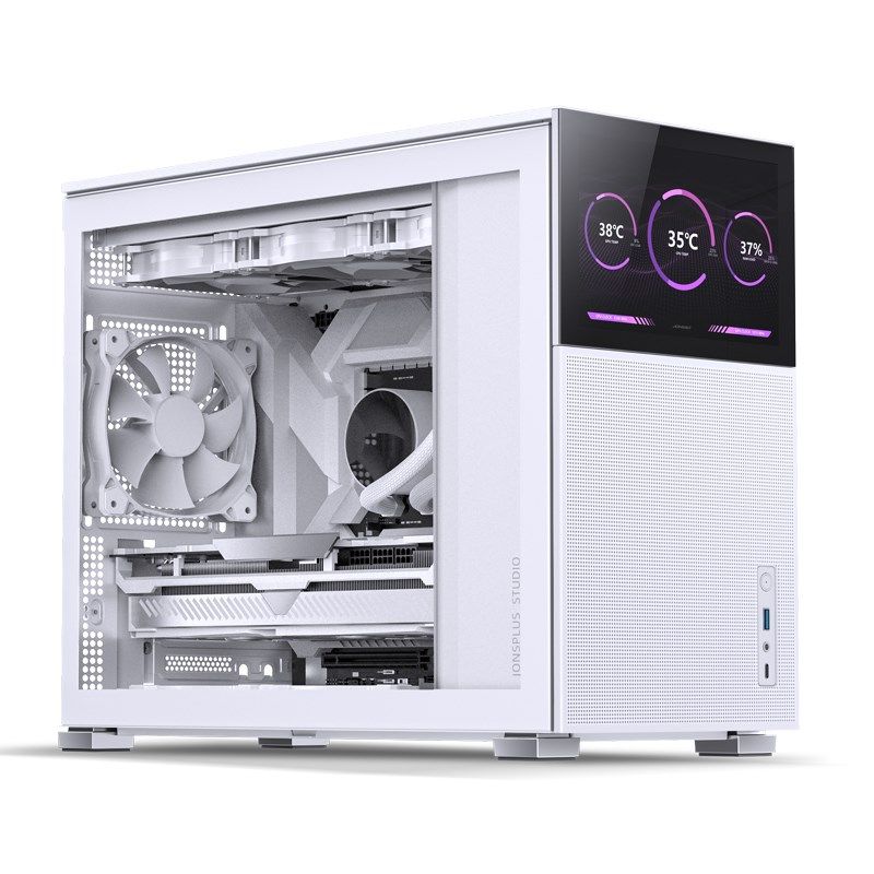 Jonsbo D31 MESH Screen Micro-ATX Case  Tempered Glass - white_15