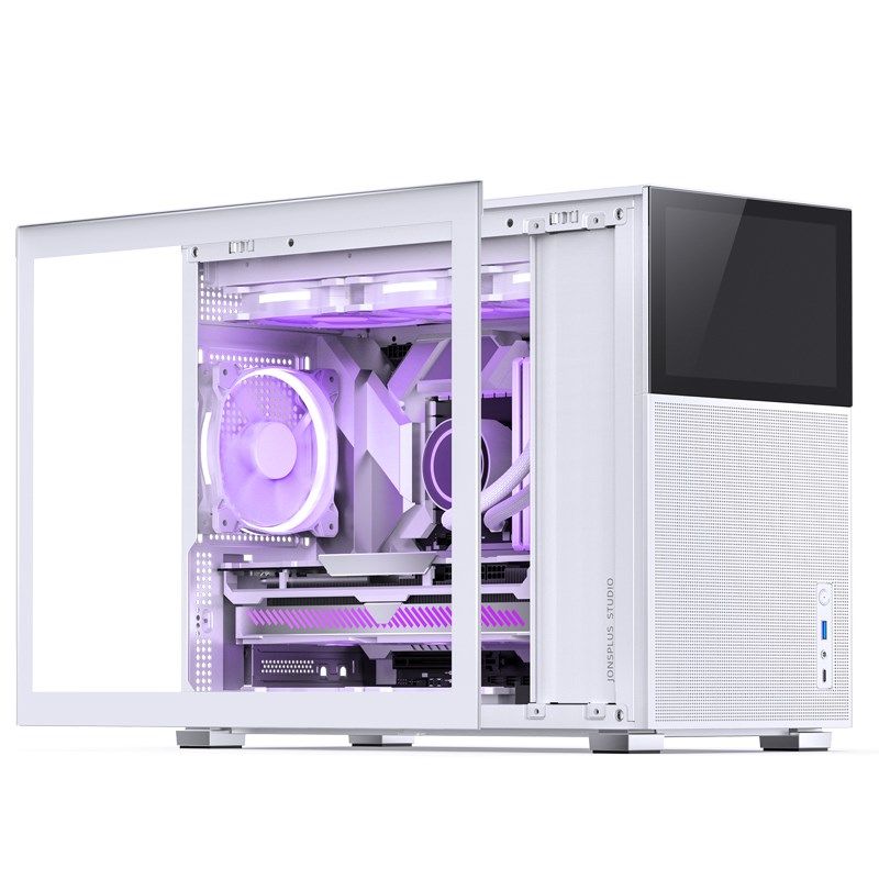 Jonsbo D31 MESH Screen Micro-ATX Case  Tempered Glass - white_17