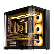 Jonsbo TK-2 2.0 Midi-Tower  Tempered Glass - black_1