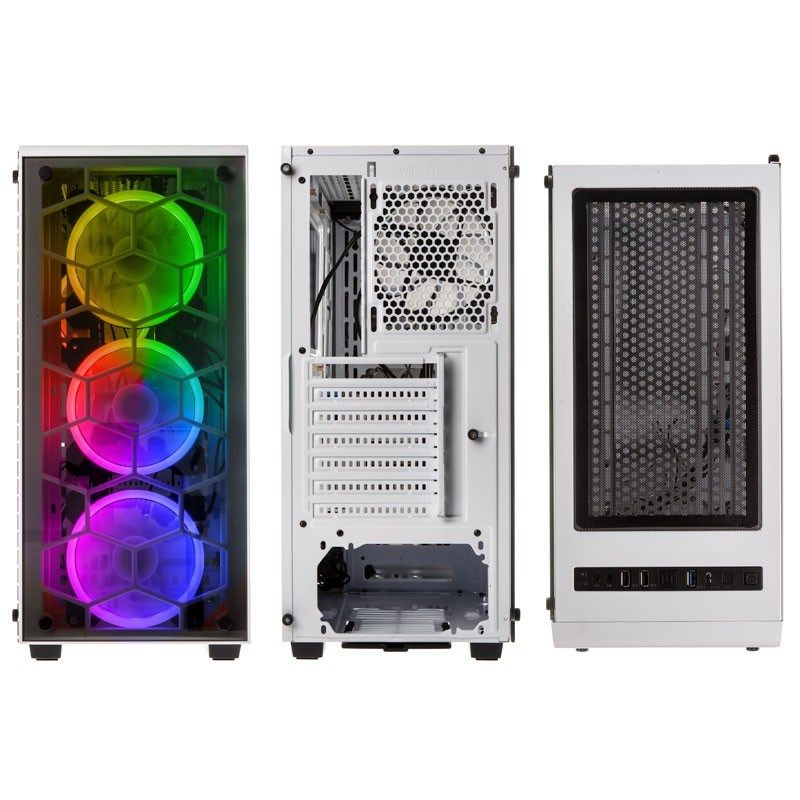 Kolink Observatory RGB Mid Tower  Tempered Glass - White Window_3