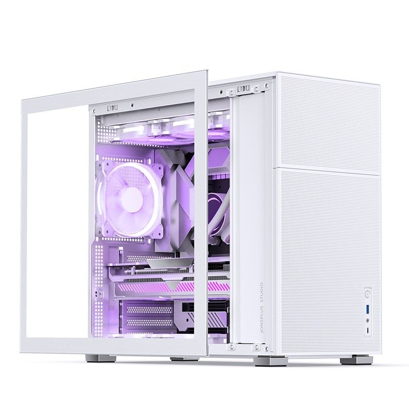 Jonsbo D41 MESH ATX Case  Tempered Glass - white_2