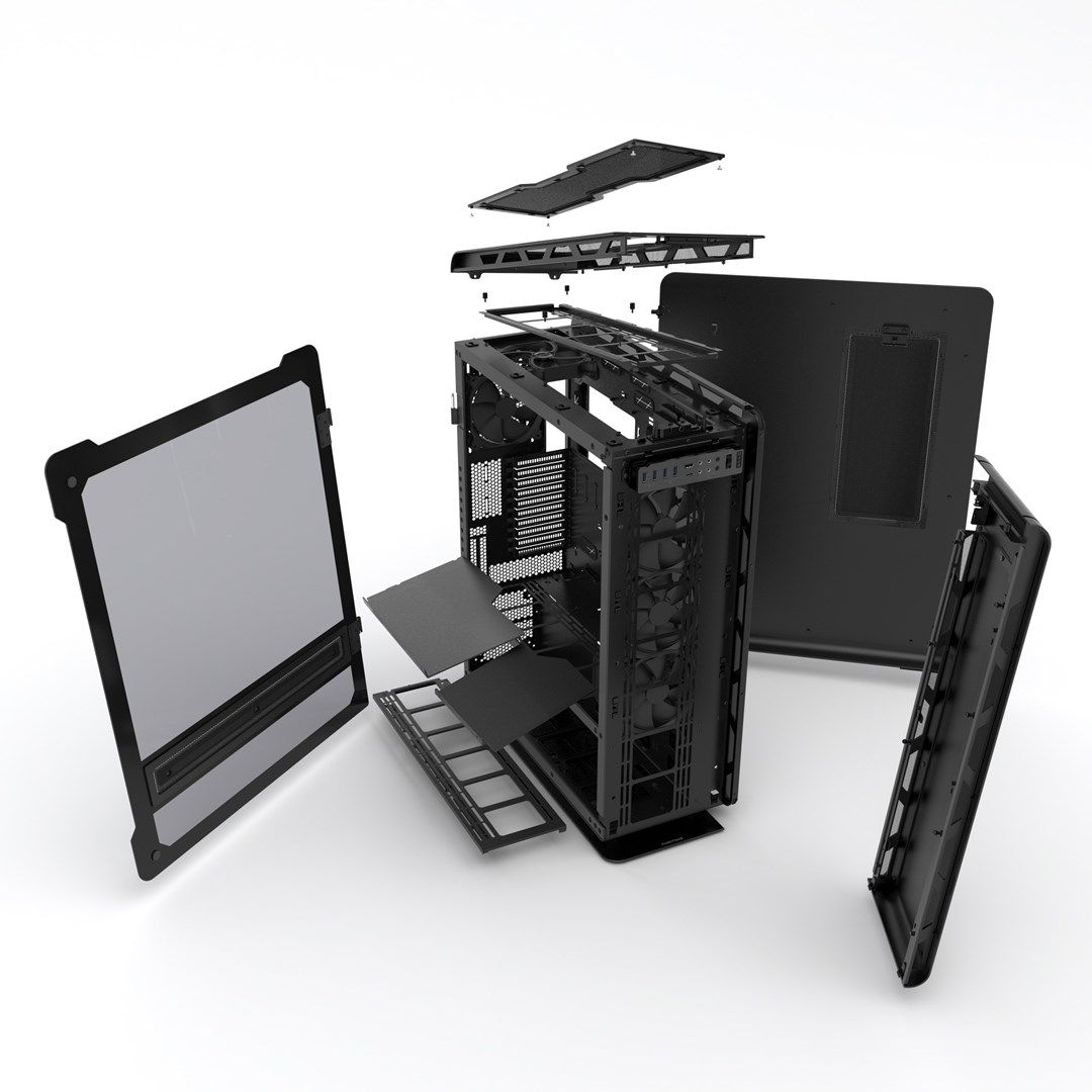 Phanteks Enthoo Elite Big-Tower - black Window_7