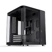 Jonsbo TK-1 2.0 Micro-ATX Case  Tempered Glass - black_1