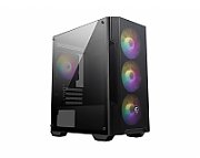 MSI MAG FORGE M100A computer case Micro Tower Black  Transparent_1