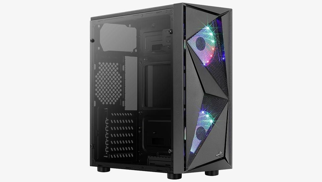 Aerocool Glider Cosmo-A-BK-v2 Midi Tower Black_2