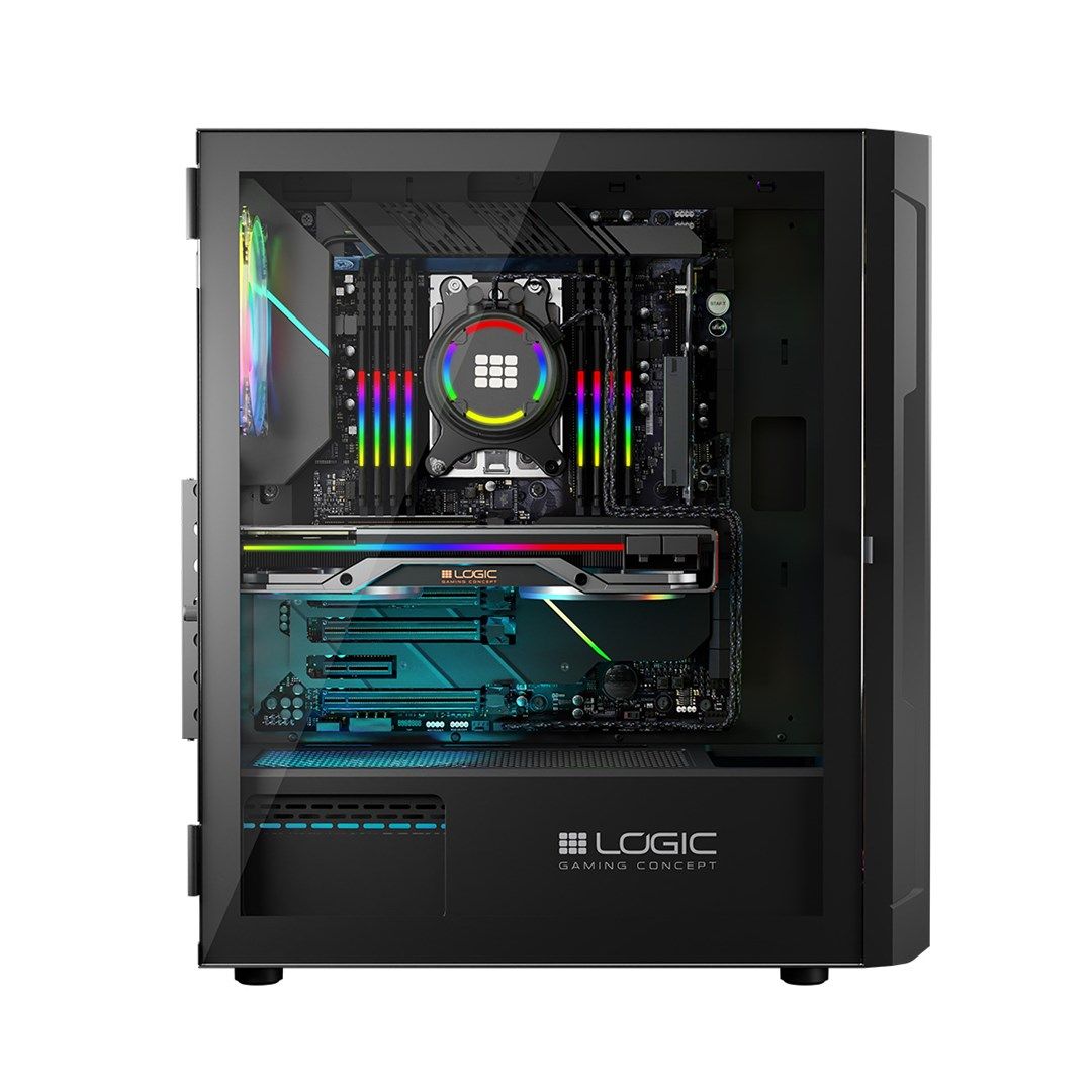 Logic ARAMIS ARGB MINIDI USB 3.0 Case Black_10