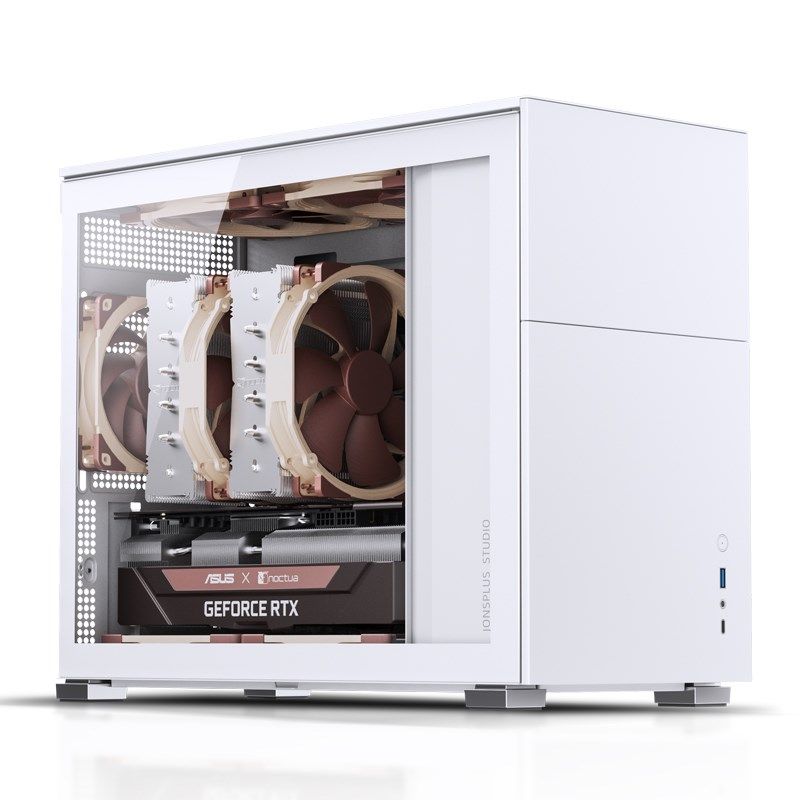 Jonsbo D31 Micro-ATX Case  Tempered Glass - white_2