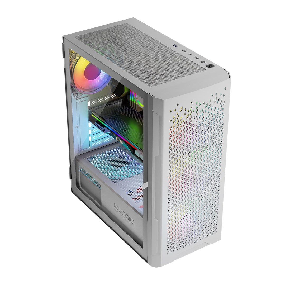 Logic ARAMIS ARGB MINIDI USB 3.0 Case White_14