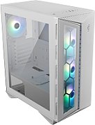 MSI MPG GUNGNIR 110R WHITE Mid Tower Gaming Computer Case 'White  4x 120mm ARGB Fan  1 to 6 ARGB Control board  USB Type-C  Tempered Glass  Center  ATX  mATX  mini-ITX'_1