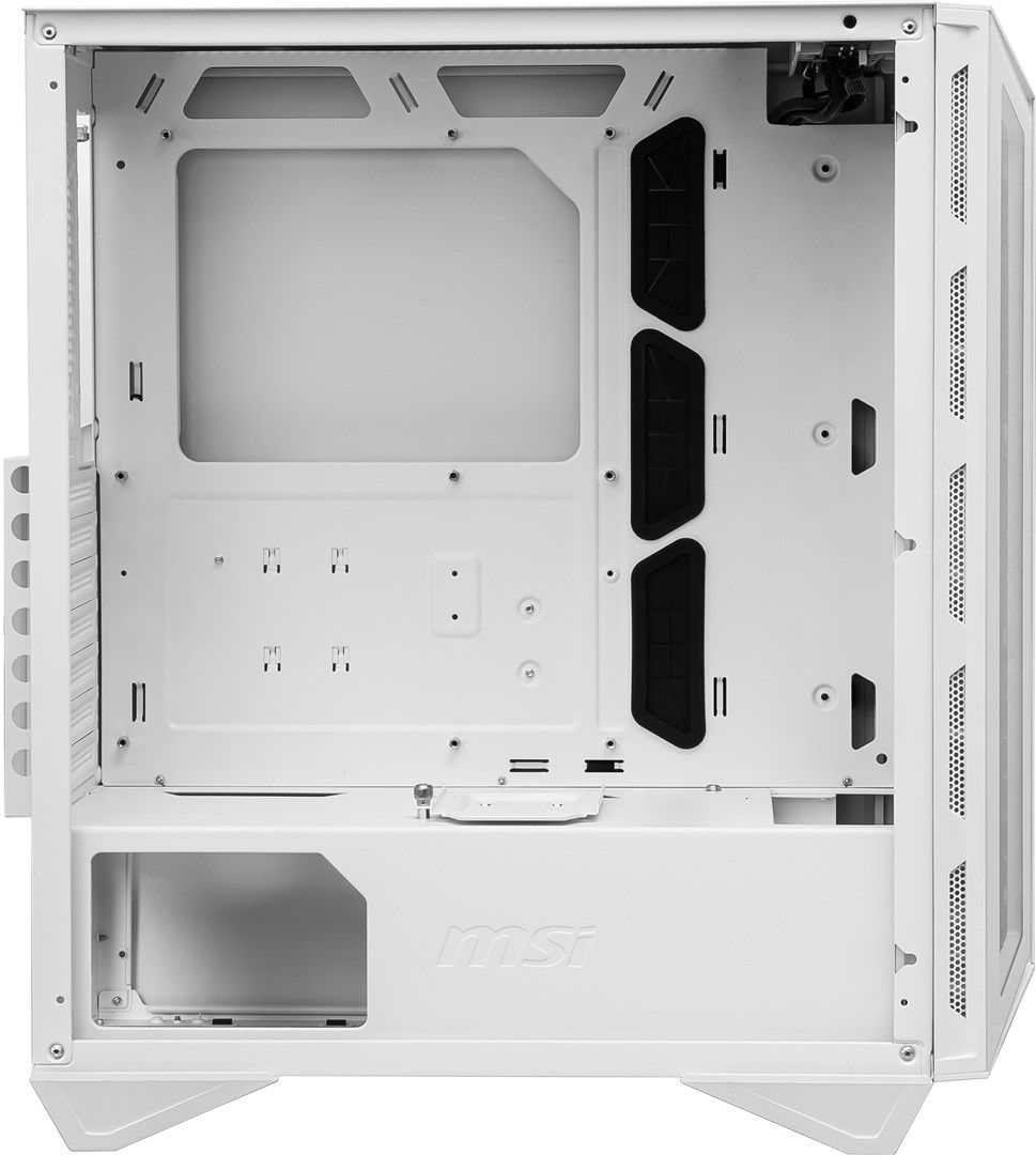 MSI MPG GUNGNIR 110R WHITE Mid Tower Gaming Computer Case 'White  4x 120mm ARGB Fan  1 to 6 ARGB Control board  USB Type-C  Tempered Glass  Center  ATX  mATX  mini-ITX'_9