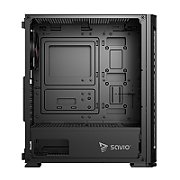 SAVIO Shadow X2 Mesh/Glass Computer Case Black_8