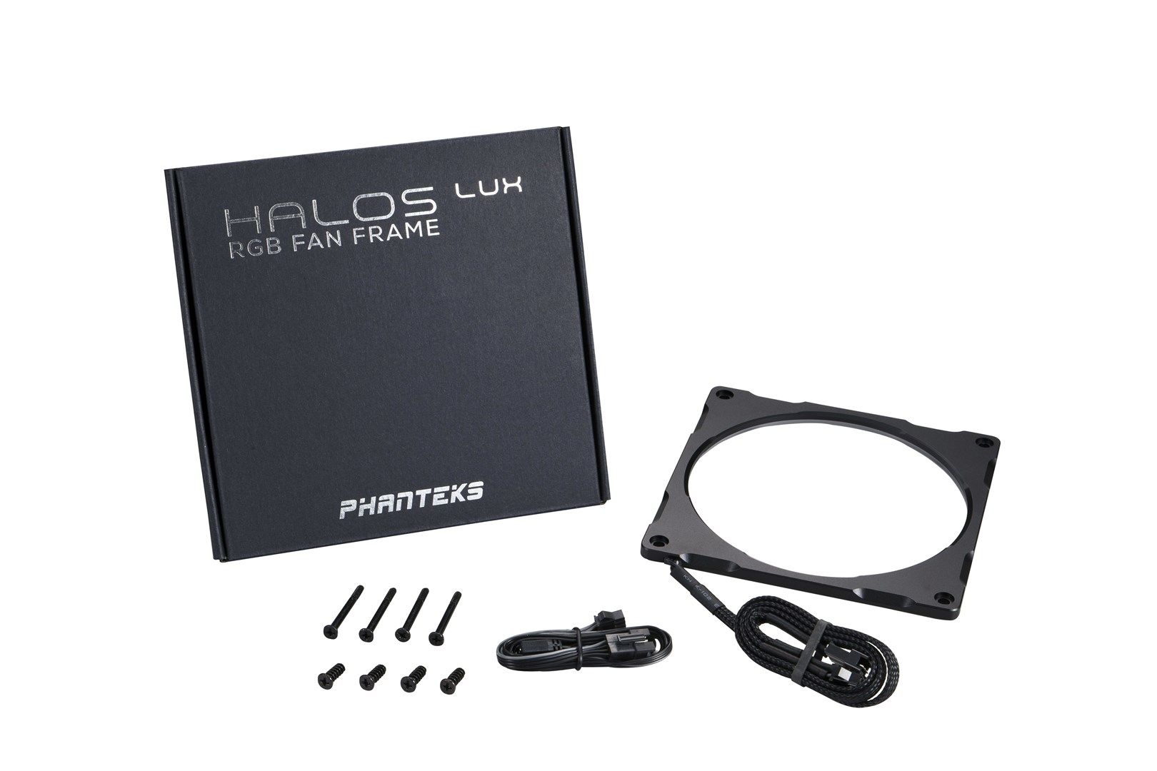 PHANTEKS Halos Lux 140mm-Frame  RGB-LED - Alu  black_5