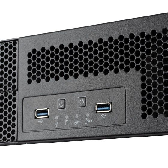 SilverStone RM23-502 Rackmount Server Chassis  ATX  USB 3.0 - 2U - black_2