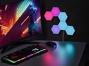 Tracer hexagonal RGB Ambience lamps - Smart Hexagon TRAOSW47256
