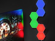 Tracer hexagonal RGB Ambience lamps - Smart Hexagon TRAOSW47256