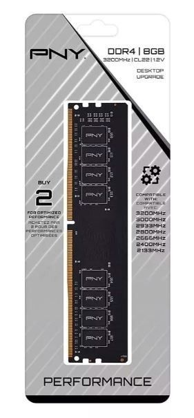 Computer memory PNY MD8GSD43200-SI RAM module 8GB DDR4 3200MHZ 25600_2