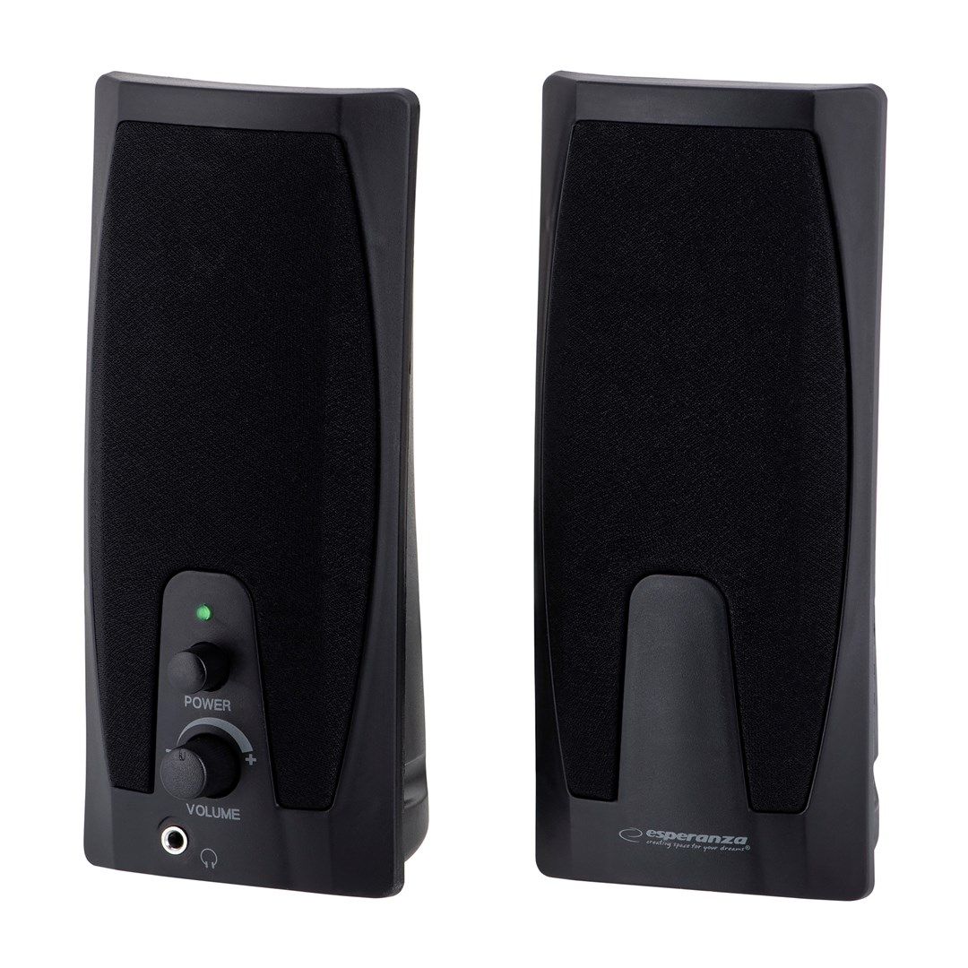 Esperanza EP110 loudspeaker 2-way 6 W Black Wired_2