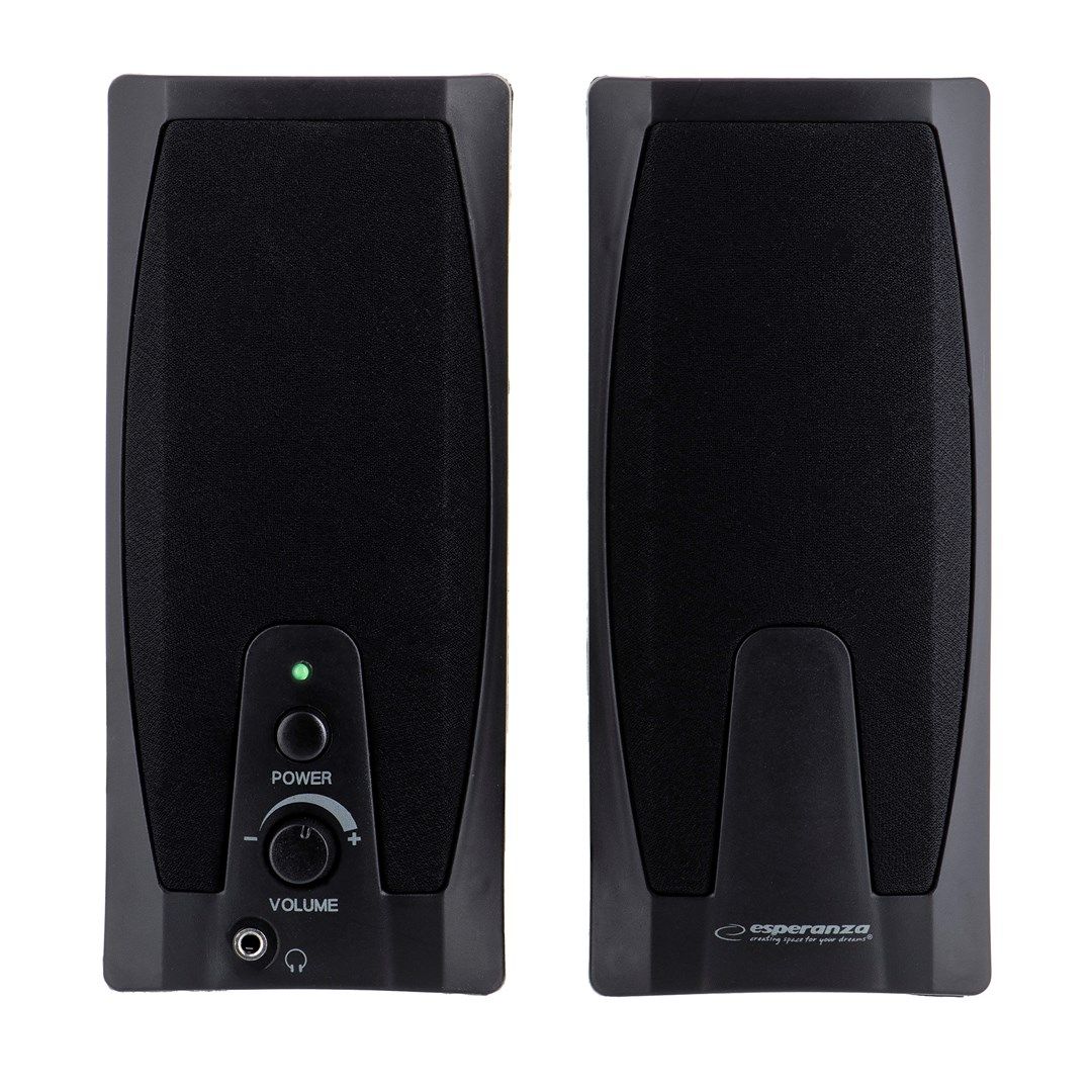 Esperanza EP110 loudspeaker 2-way 6 W Black Wired_5