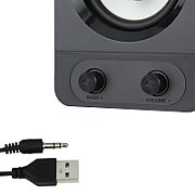 Esperanza EGS107 Speakers 2.1 USB LED 5 W Black_5