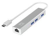 LevelOne Adapter USB-C -> Gbps LAN + USB3.0 Hub_1