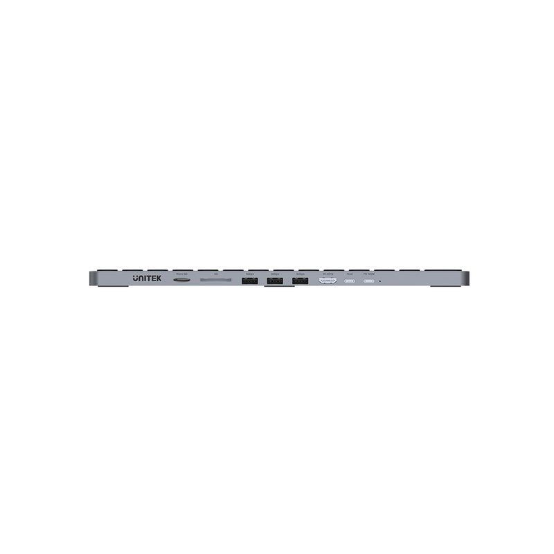 UNITEK D1092A keyboard USB US International Grey_5