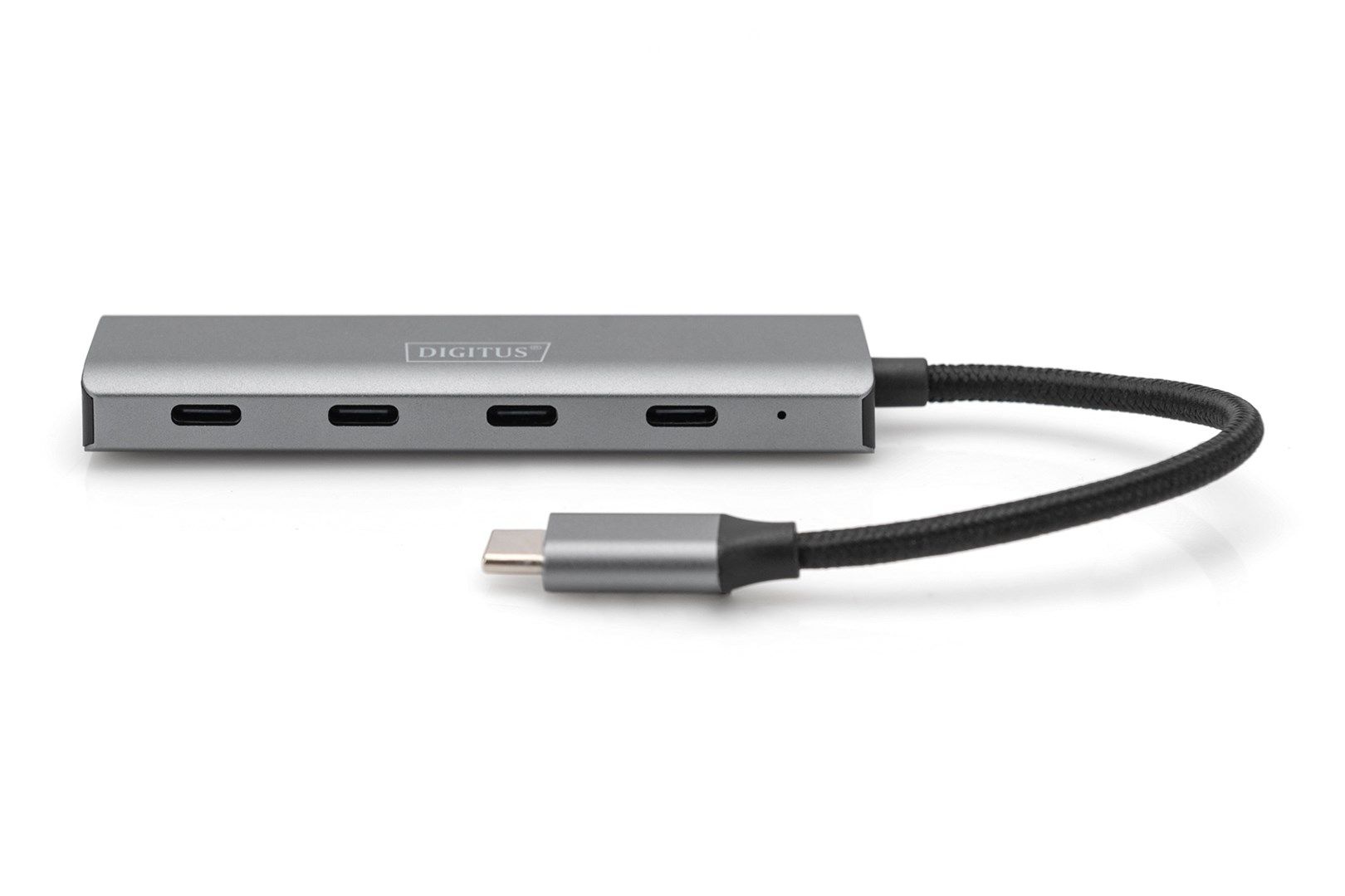 DIGITUS USB-C 4 Port HUB dunkelgrau 4x_4