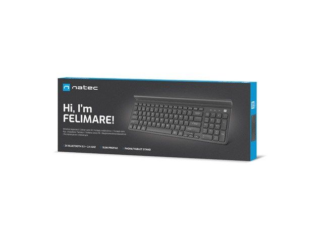 NATEC WIRELESS KEYBOARD FELIMARE US SLIM_4