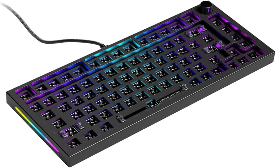 Glorious GMMK Pro Black Slate 75% TKL Keyboard - Barebone  ANSI Layout  Black_2