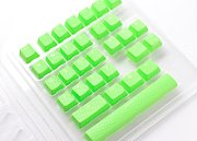 Ducky Rubber Keycap Set  31 Keys  Double-Shot  Rubberized  for Backlight - green_1