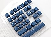 Ducky Rubber Keycap Set  31 keys  double-shot  rubberized  for backlight - dark blue_1