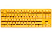 Ducky One 3 Yellow TKL Gaming Keyboard  RGB LED - MX-Speed-Silver (US)_1