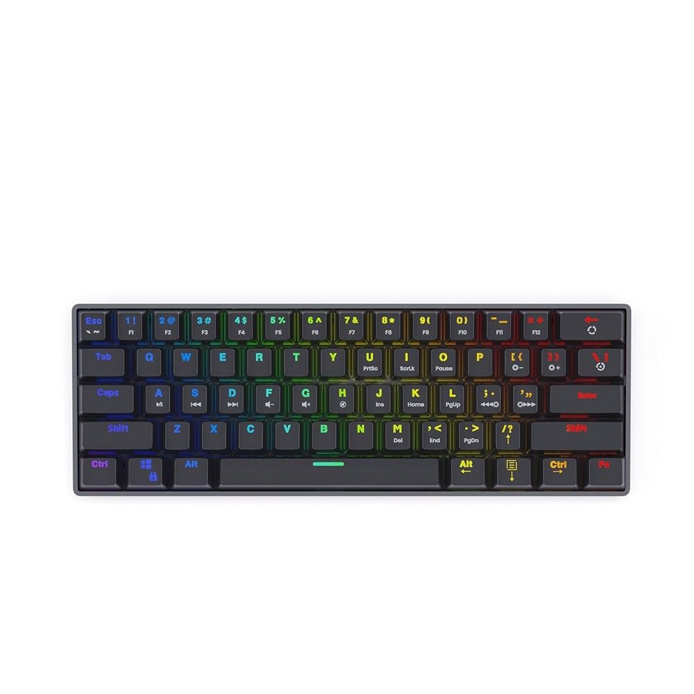 SAVIO Mechanical Keyboard BLACKOUT Blue (Outemu Blue)  black_4