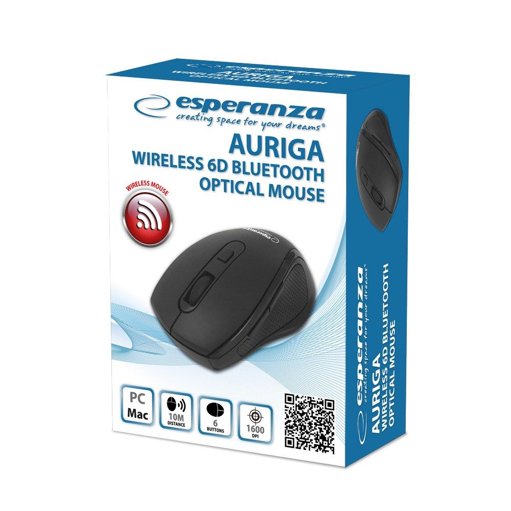 Esperanza EM128K Wireless Bluetooth 6D Mouse  black_2