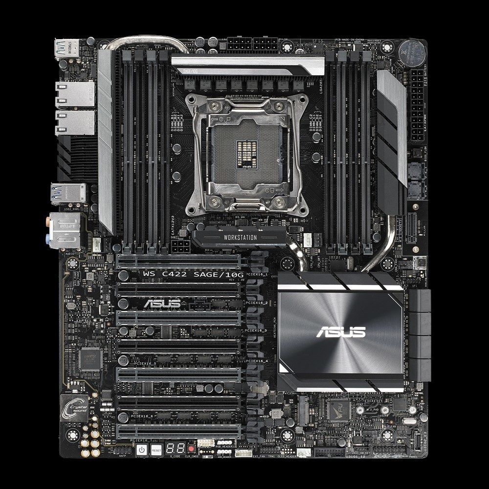 ASUS WS C422 SAGE/10G Intel® C422 LGA 2066 (Socket R4) CEB_3