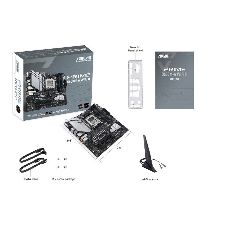 ASUS PRIME B650M-A WIFI II AMD B650 Socket AM5 micro ATX_7