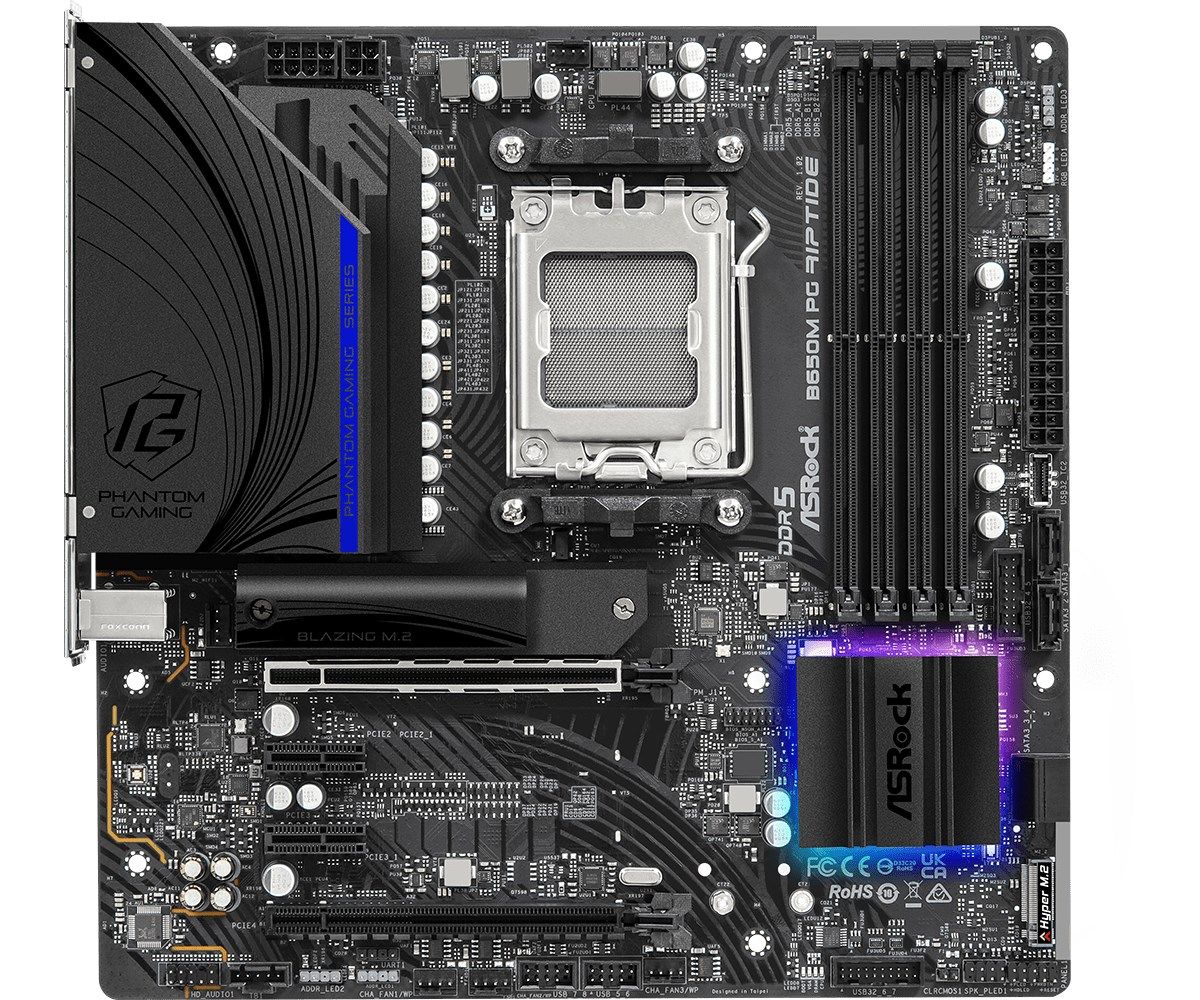 Asrock B650M PG Riptide AMD B650 Socket AM5 micro ATX_2