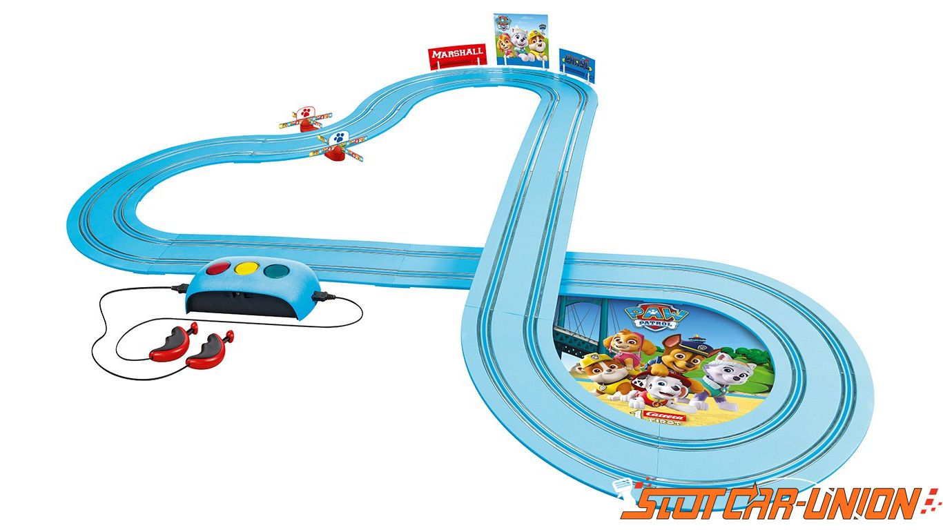 First Paw Patrol Chase & Marshall Race n Rescue 63032 Carrera Track_2