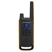 Motorola T82 Twin Pack two-way radio 16 channels Black Orange_1