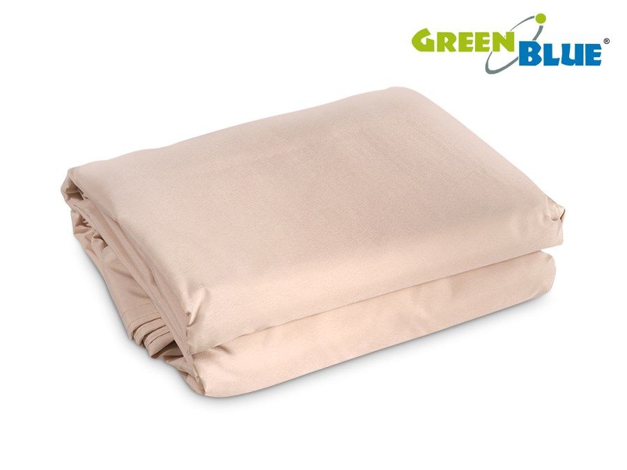 UV shader garden sail GreenBlue  polyester  4m square  cream  water-repellent surface  GB504_5