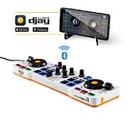 Hercules DJControl Control MIX Bluetooth Pour Smartphone et tablettes Android e 2 channels Black  White  Yellow_1