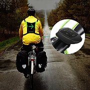 Maclean MCE420 High Visibility Vest Backpack Safety LED Indicator Light USB Rechargeable Remote Control Adjustable Direction Indicators Remote control Running Cycling USB Rechargeable Universal size_2