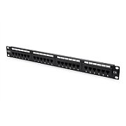 Digitus | Patch Panel | DN-91624U | Black | Category: CAT 6; Ports: 24 x RJ45; Retention strength: 7.7 kg; Insertion force: 30N max | 48.2 x 4.4 x 10.9 cm_1