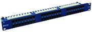 EMITERNET PANEL 19   48XRJ45 UTP CAT.6 (1U) WITH SHELF  BLUE_1