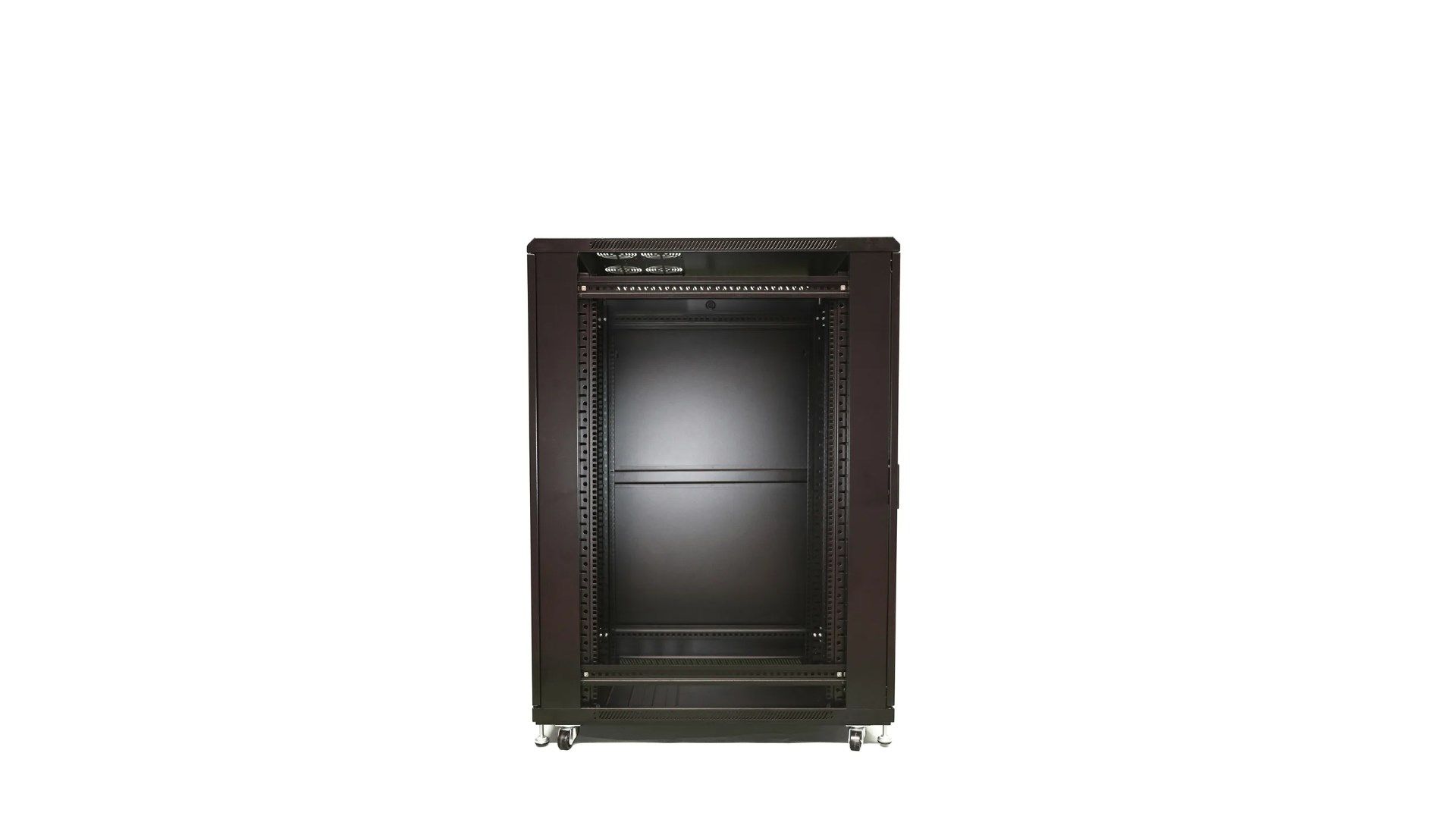 Extralink Rackmount cabinet 27U 800x800 Black standing_4