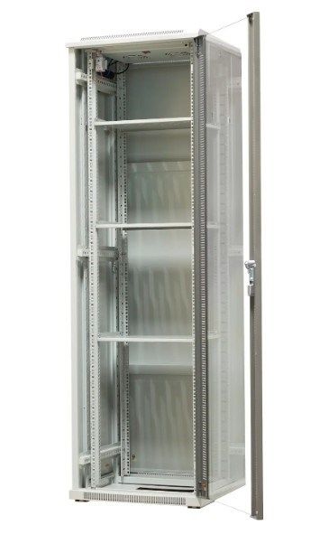 EMITERNET Free-standing frame cabinet EmiterNet Top  42U  front door sheet metal/glass  600x600x1980mm (width/depth/height) EM/SH05D-6642_2